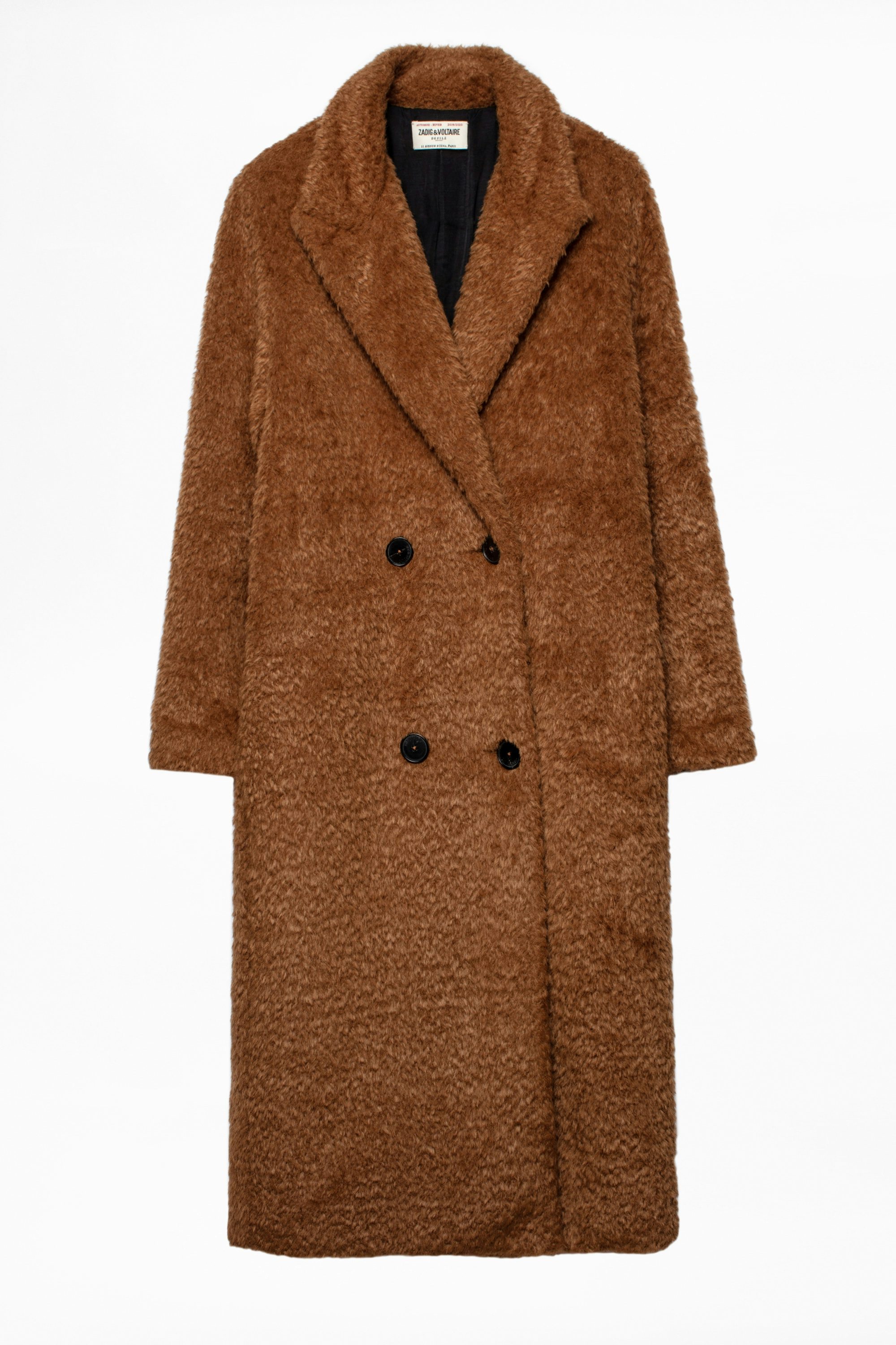 Mantel Miko - Damen-Webpelzmantel.